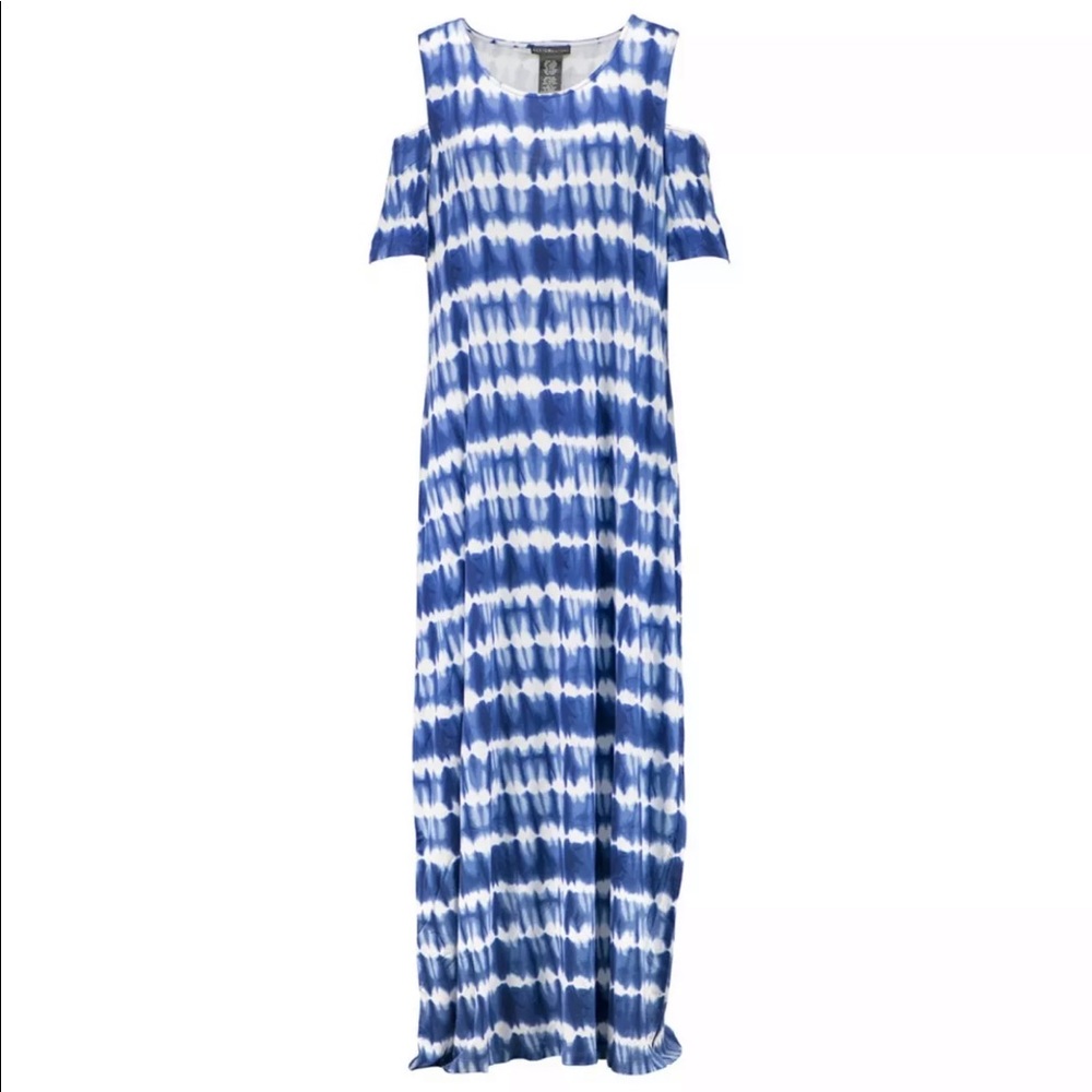 Design history Hudson navy tie dye maxi Medium